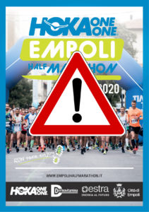 Empoli Half Marathon sospesa per effetto del DPCM del 4 marzo 2020