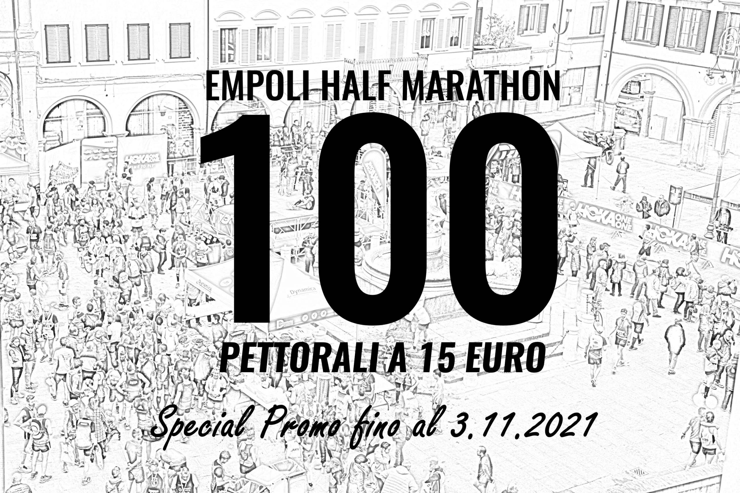 Special Promo per 100 pettorali a 15 euro, fino al 3 novembre!